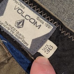Volcom khaki pants 36